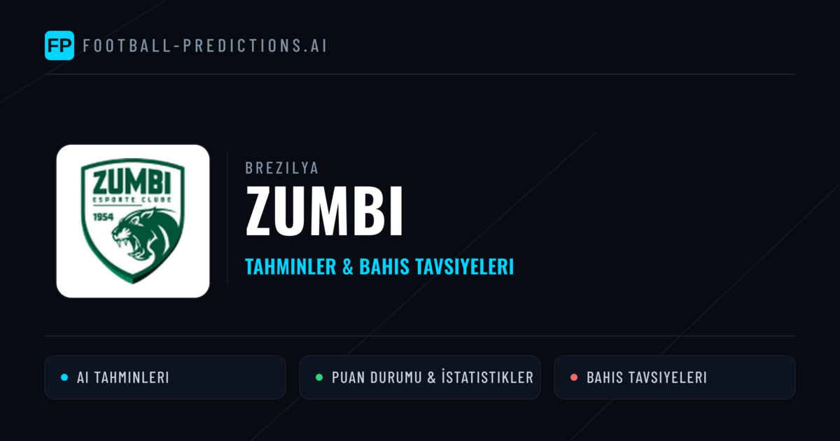 Zumbi Tahminleri & İstatistikler